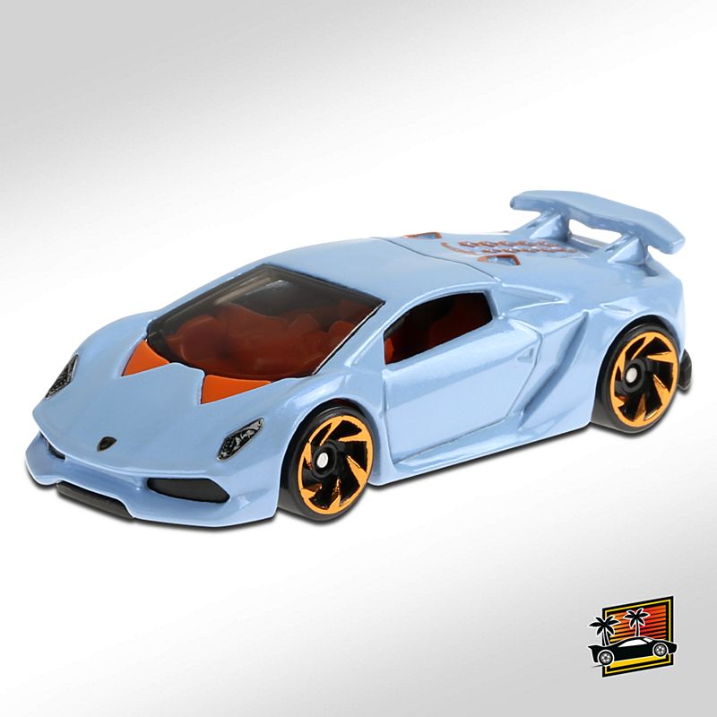 Hot Wheels 2020 #164/250 Lamborghini Sesto Elemento Pulver Blau @ J 